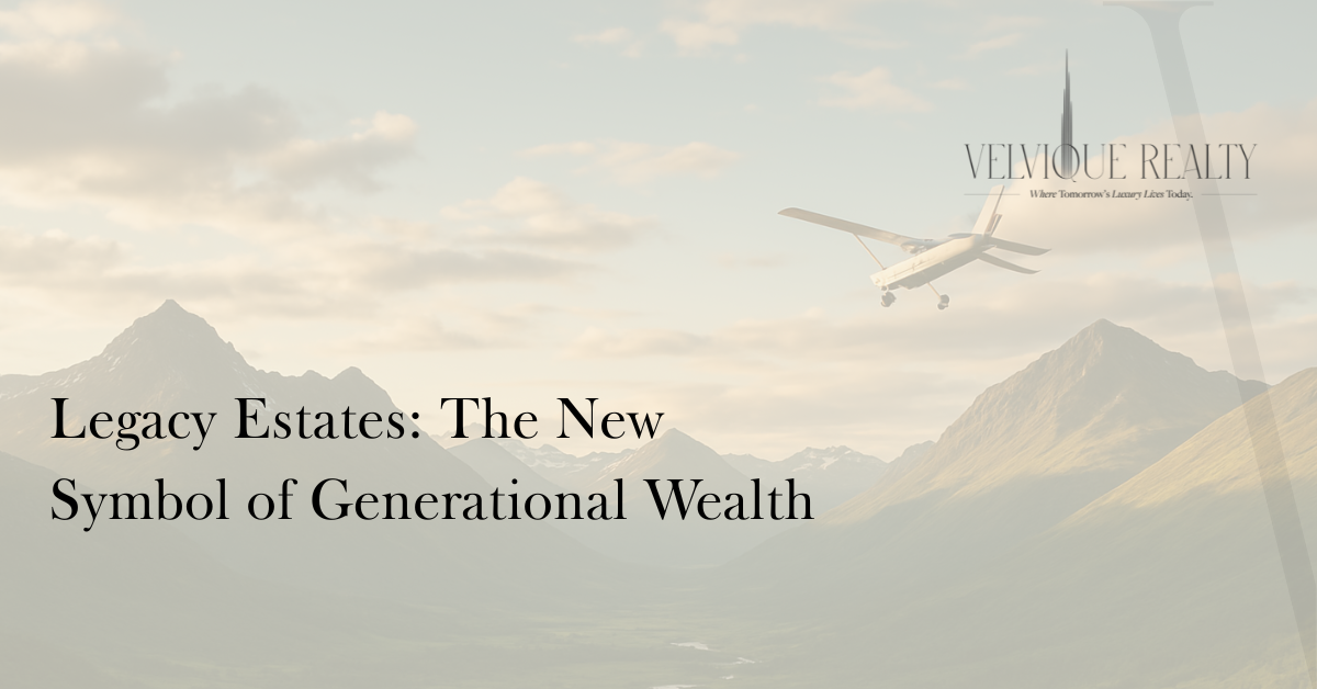 Legacy Estates: The New Symbol of Generational Wealth
