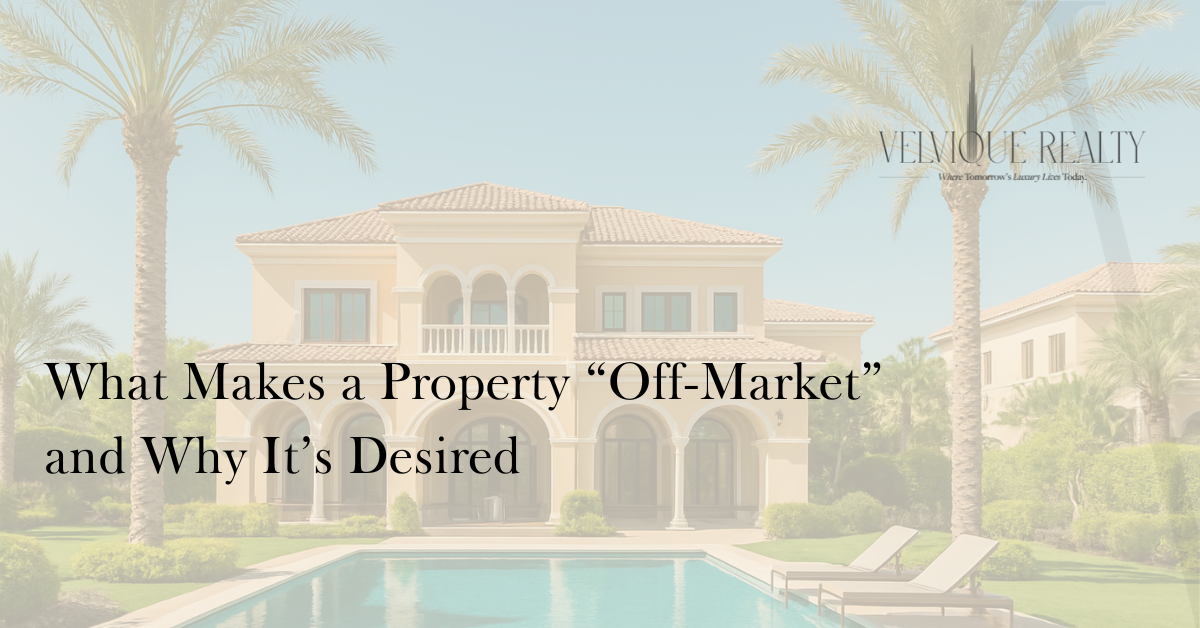 Off-Market Properties in UAE