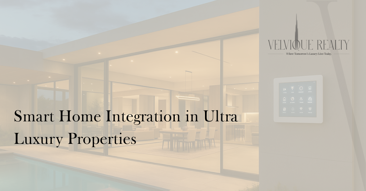 Smart Home Integration in Ultra Luxury Properties