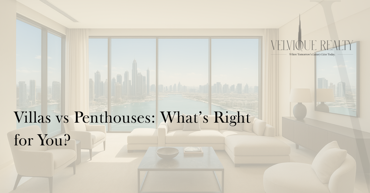 Villas vs Penthouses Whats Right for You