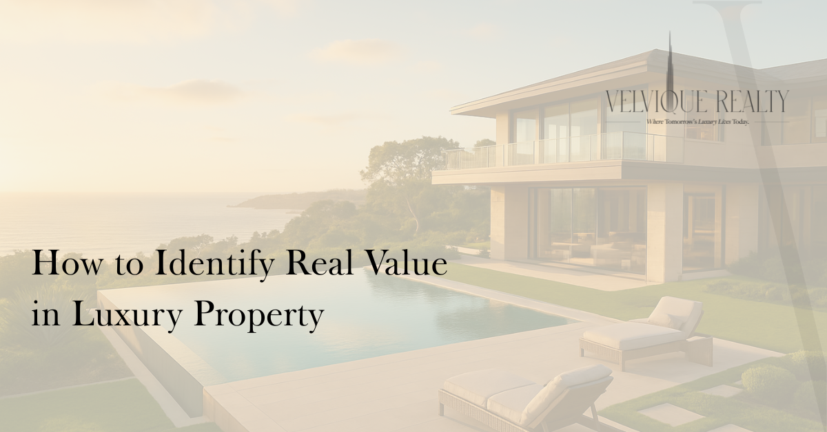 How to Identify Real Value in Luxury Property
