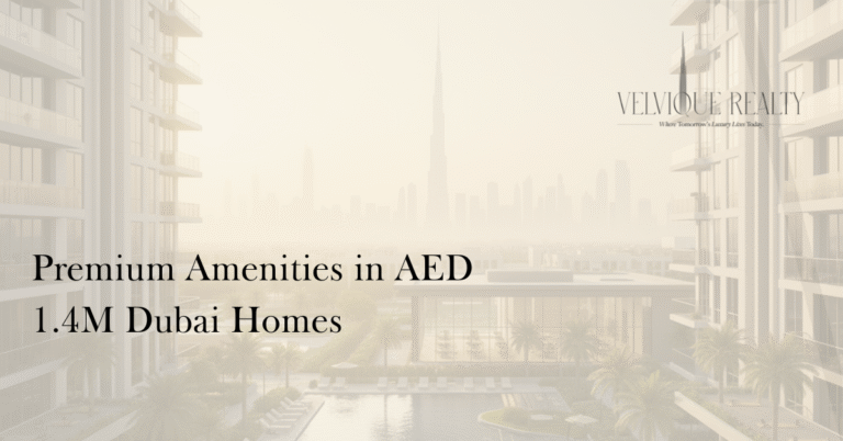 Inside the Amenities: What A 1.4M Home in Dubai Includes