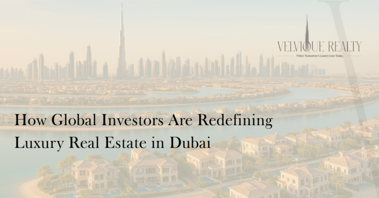 How Global Investors Are Redefining Luxury Real Estate in Dubai