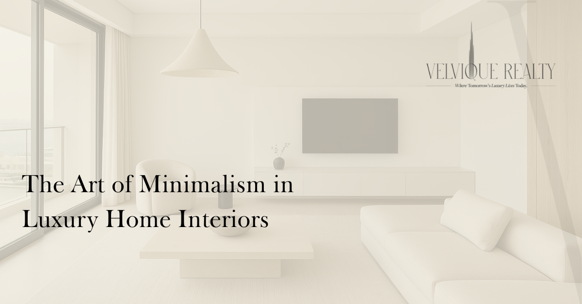 The Art of Minimalism in Luxury Home Interiors