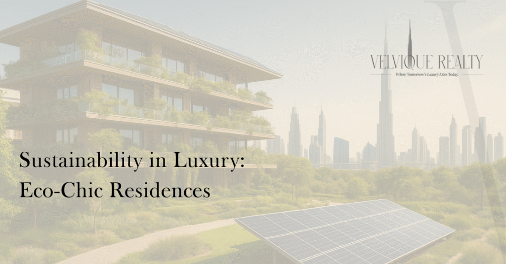 Sustainability in Luxury Eco-Chic Residences
